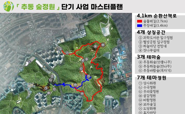의정부시, '추동 숲정원' 조성 순항…상반기 단기 사업 완료