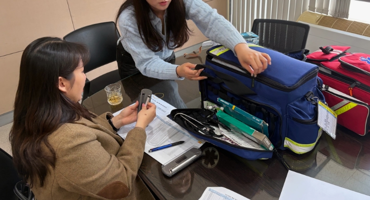 금산군보건소, 신속대응반 물품 관리실태 현장점검