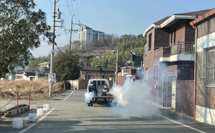 순천시 조곡동, 봄 스위치 ON! 새봄맞이 대청소와 방역 실시