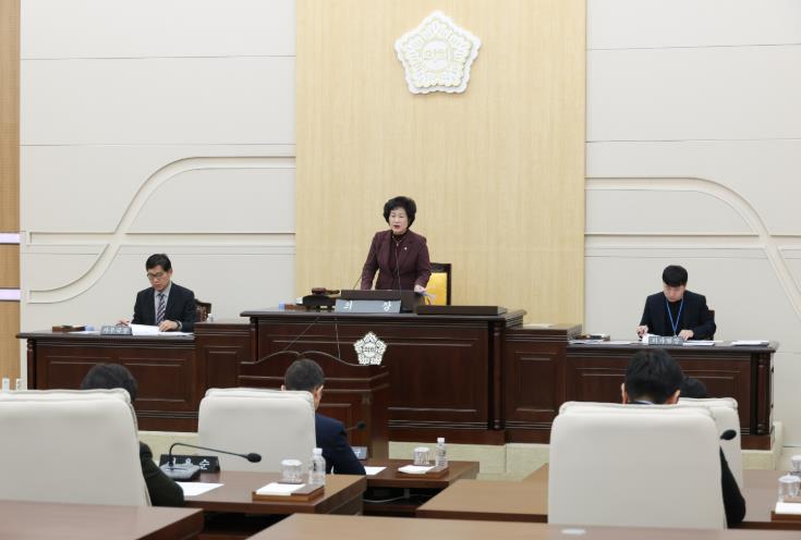 대전 동구의회, 제292회 임시회 개회

