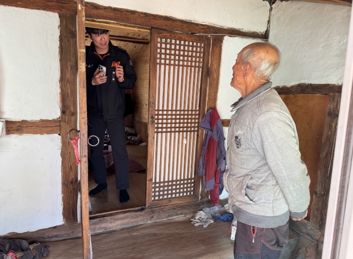 장흥소방서, 화재 피해 발생 주택 방문 안전점검 실시… 두번의 화재는 없도록 안전점검에 최선을