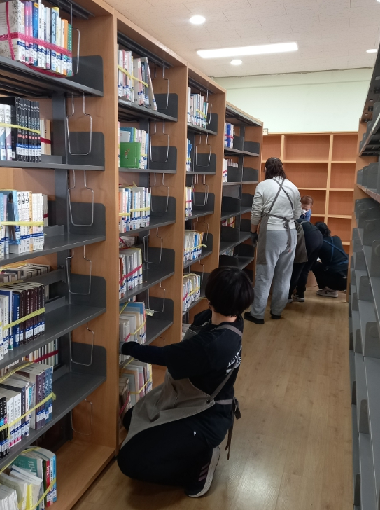 서산교육지원청 학교지원센터, 서산공업고 도서실 정리지원 실시