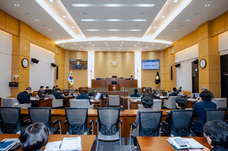 제350회 해남군의회 임시회 개회