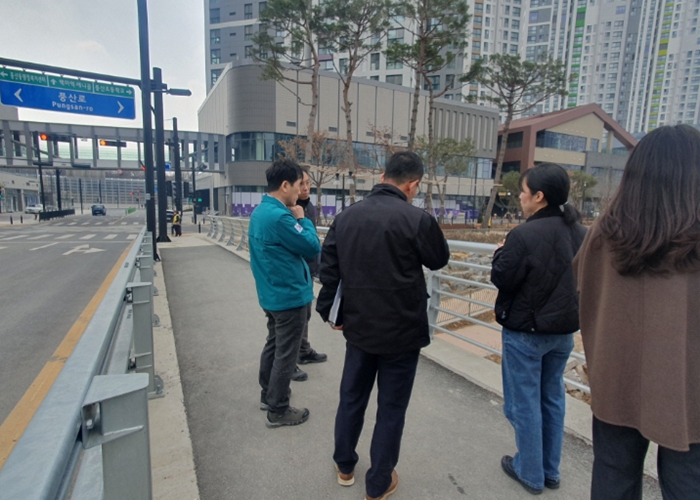 고양시 일산동구, 비관리청 풍동천 정비공사 현장 안전점검 실시