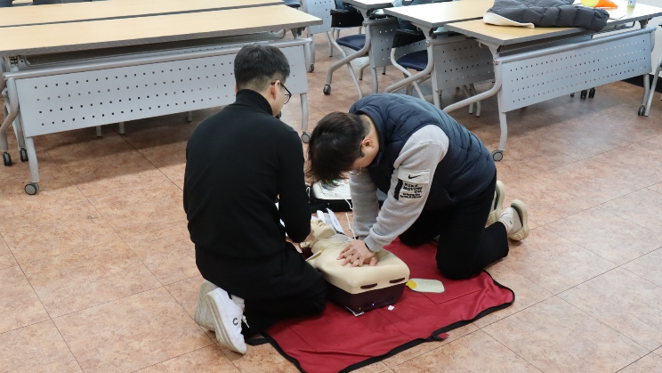장흥소방서, 전남 일반인 심폐소생술 경연대회 대비 참가팀 전문 훈련 실시
