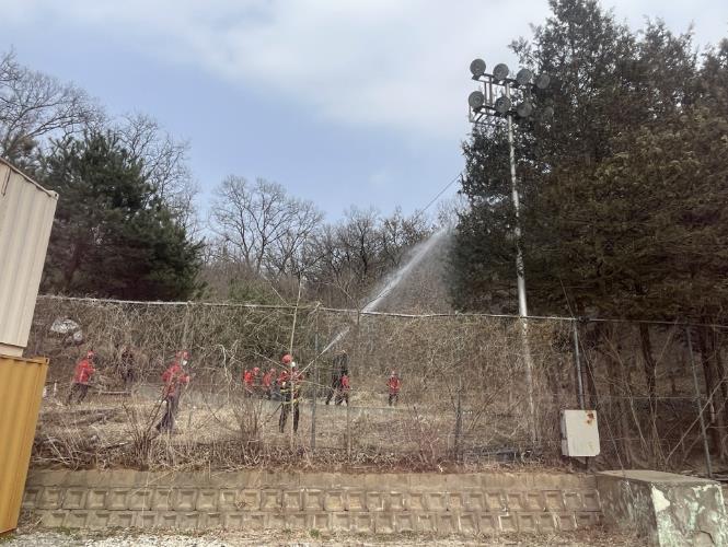 안산시, 산불 대비 의료기관 환자대피 합동훈련 실시