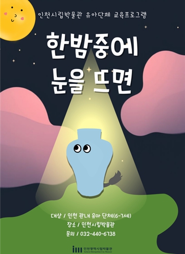 인천시립박물관, 유아 단체교육 ‘꼬꼬마, 가자! 박물관으로’ 운영