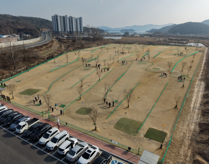 고성파크골프장, 잔디보호 및 시설개선 위한 휴장 실시