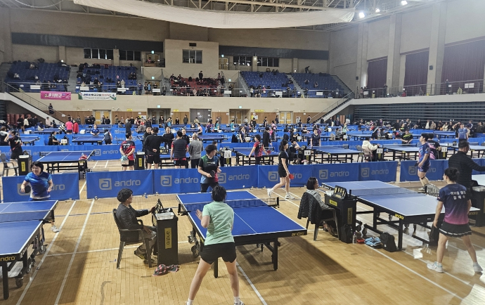 고성군, 제1회 고성군수배 탁구대회 개최