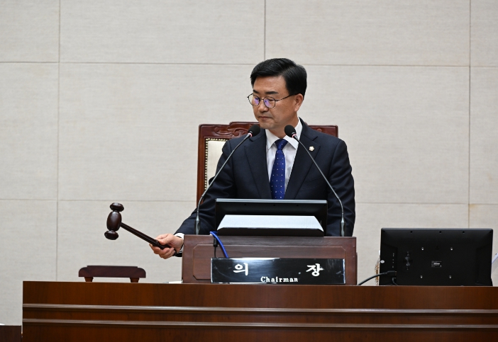 완주군의회 유의식 의장,  폐회사 통해 ‘군민 중심 의정 다짐’