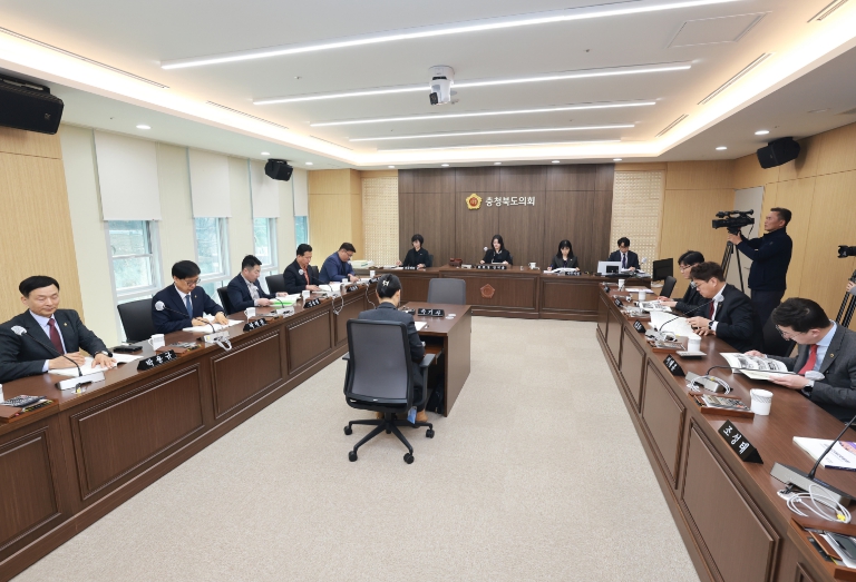 충북도의회 2027하계대회 지원 특위 결과보고서 채택