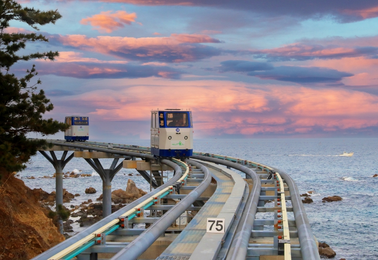 울진군, 죽변해안스카이레일 정기 안전검사 실시