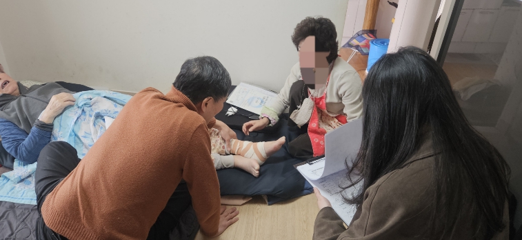 성주군, '장기요양 재택의료센터사업' 본격 가동 첫 가정방문 진료 실시