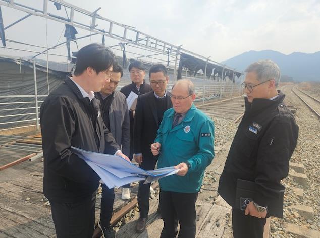 이헌창 옥천부군수, 주요 현안사업 현장 점검...현장 중심 행정강화