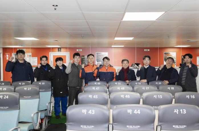 울릉군수, 해양진흥공사 방문, 공모선 회생 협력 요청 
