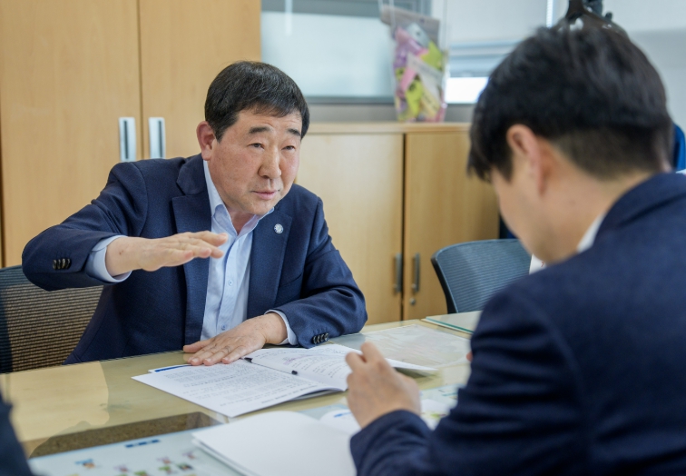 이재영 증평군수, 행안부 찾아 재원 확보 총력...“지역 특수성 반영해야”