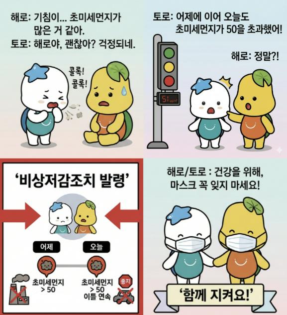 시흥시, 초미세먼지 비상저감조치 발령… 고농도 미세먼지 총력 대응