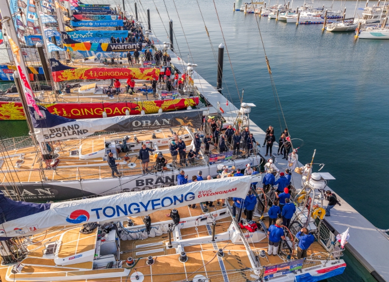클리퍼 레이스 통영 기항…선수단 환영식 열려