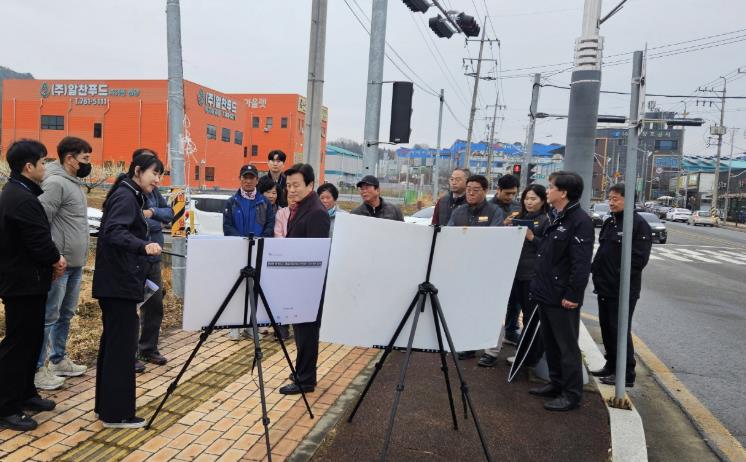 진주시, ‘정촌면 화개1교~매동마을 도로개선’ 추진
