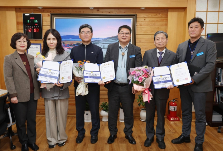 장흥군, 2026년 전라남도 모범납세자 증명서 전달식 개최