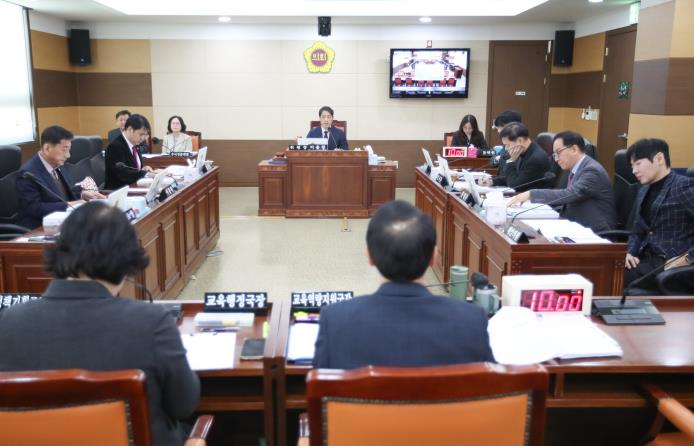 인천시의회 교육위, 교육복지·역사교육 등 조례안 7건 심사 