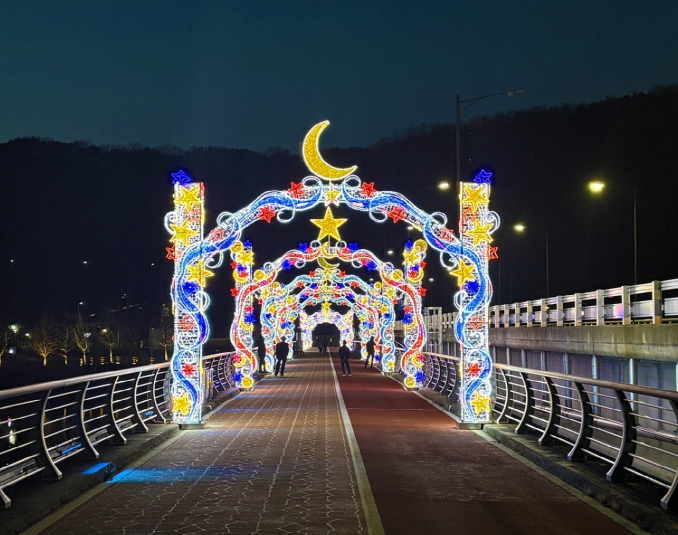 안동 영락교, '빛의 터널'로 재탄생