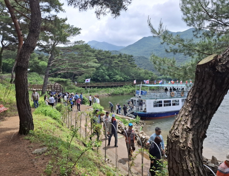 괴산군, 새봄 맞아 괴산호 유·도선 운항 재개