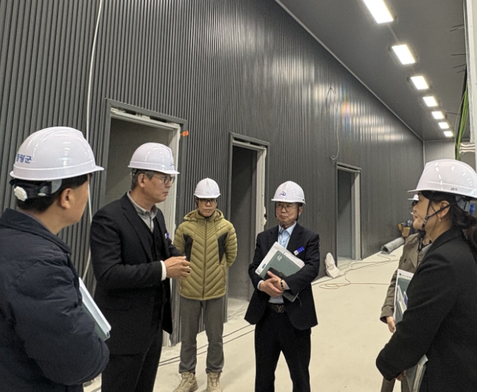 영광군, 미래농업자원육성센터 리모델링 공사 현장 점검 실시