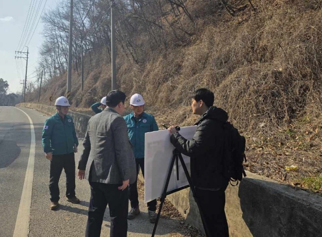 천안시, 해빙기 급경사지 붕괴위험지역 현장점검 실시