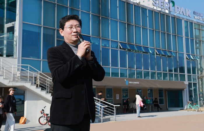 션×박세리, 용인에서 희망의 트랙을 달리다