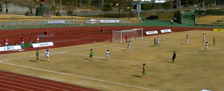 금산인삼에프씨(FC), 케이(K)4리그 3라운드 함안 상대로 2대1 승리 거둬
