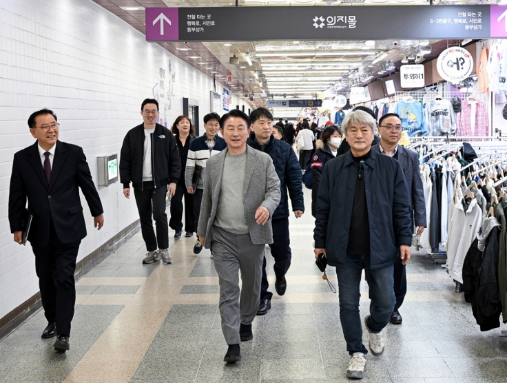 의정부시, 행복로‧지하도상가 상권 현장 '로드체킹' 실시