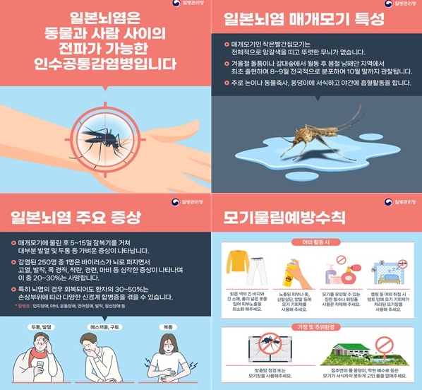 홍성군, 일본뇌염 주의보 발령…"모기 물림 예방 당부"