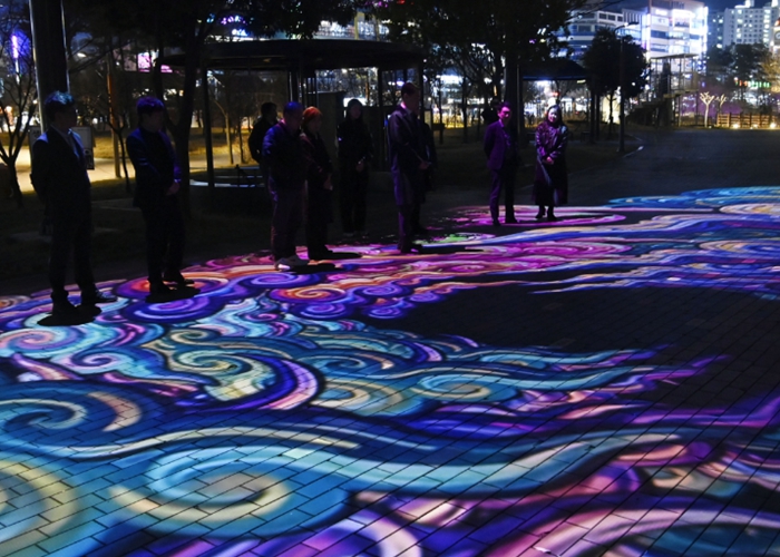 달성군의 밤이 예술이 되다! 유가 중앙공원, ‘빛의 캔버스’로 변신