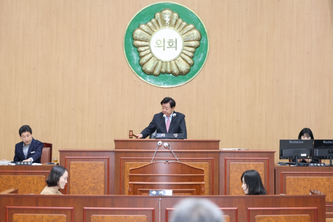 고성군의회, 제308회 임시회 개회