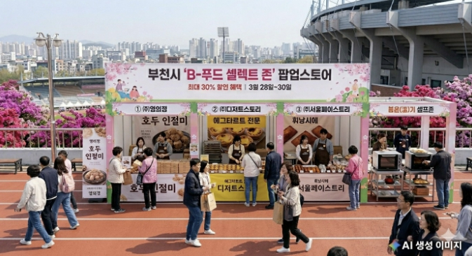 부천시, 'B-푸드 셀렉트 존' 팝업스토어 운영…최대 30% 할인 혜택