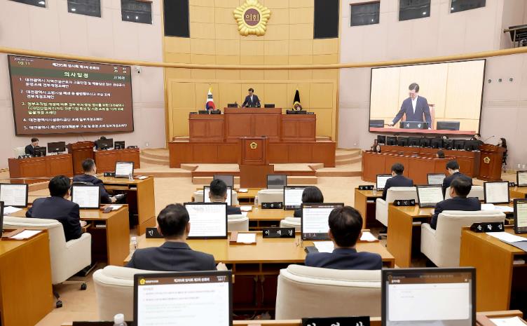 대전시의회, 제295회 임시회 폐회
