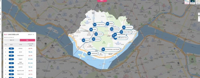 챗봇에게 물어보면 끝! 용산구, 인공지능 접목한 실시간 스마트맵으로 맞춤 정보 제공