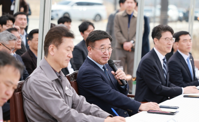 함양군 윤호중 행안부 장관, 전남·광주 상생협력현장 함평군 방문