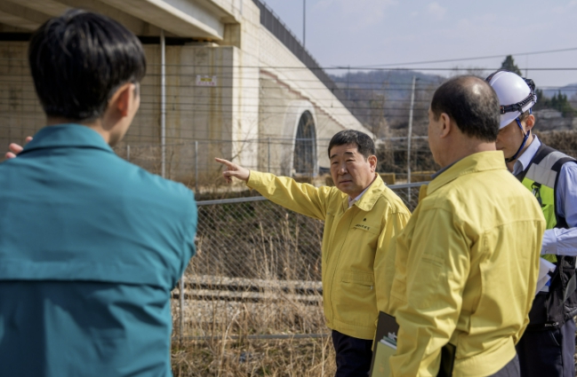 증평군, 해빙기 취약시설 38곳 집중 안전점검