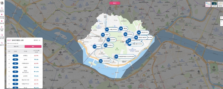 용산구, 인공지능 접목한 실시간 스마트맵으로 맞춤 정보 제공