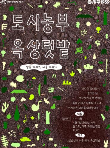 인천 서구, 청년들의 ‘옥상텃밭’ 상반기 참여자 모집... 함께 심고 함께 수확하는 기쁨