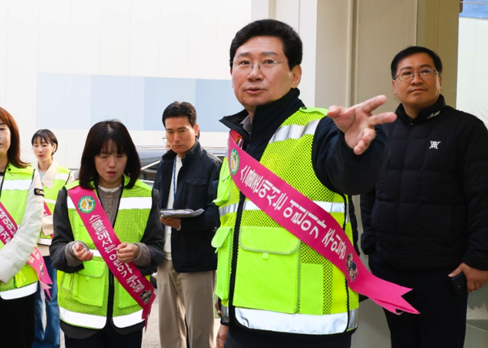 이상일 용인특례시장, 포곡초 교통지도봉사