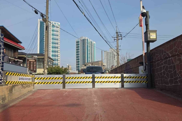 의정부시, 중랑천‧백석천 진출입로 차수판 설치 완료