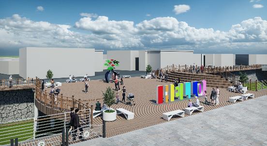 금산군, 중도·하옥 도시재생사업지역 무대교 설치 공정률 50%
