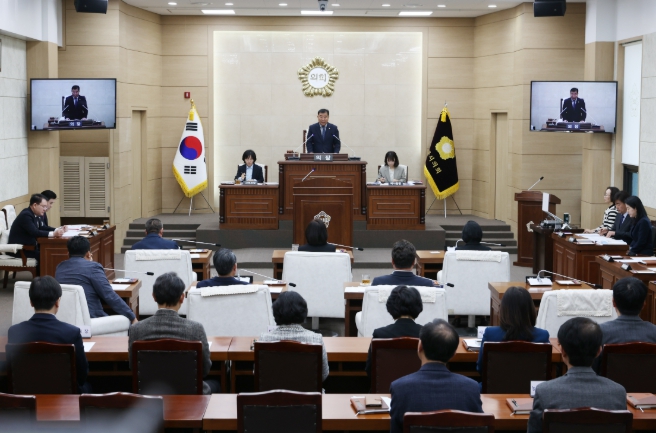 계룡시의회, 제187회 임시회 폐회