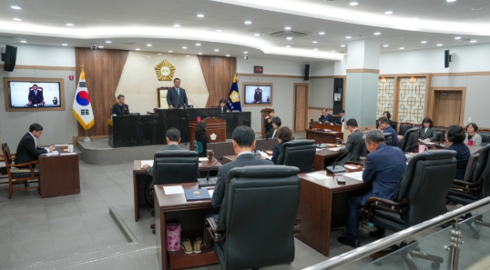 괴산군의회, 제349회 임시회 폐회