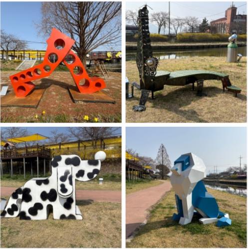 곡성천 뚝방길이 예술로 물든다, ‘견생조각전’ 개최
