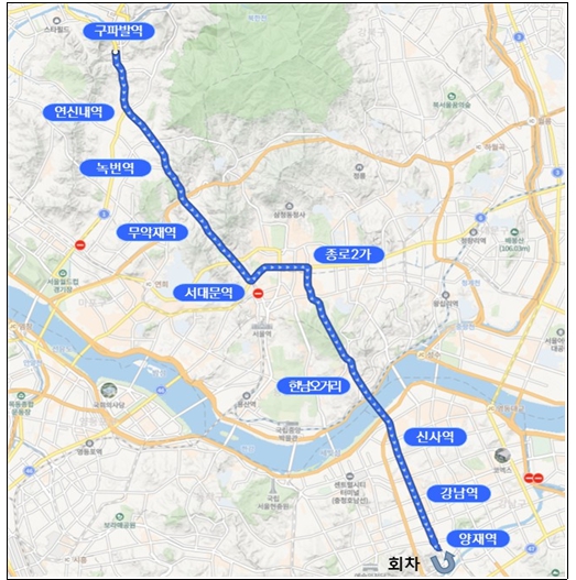 새벽동행 자율주행버스 'A741' 첫 시동…새벽 출근길 더 빨라진다