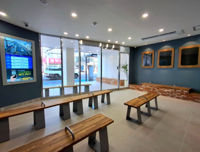 강릉시, 신영극장 버스 기다림 쉼터 조성 운영 개시